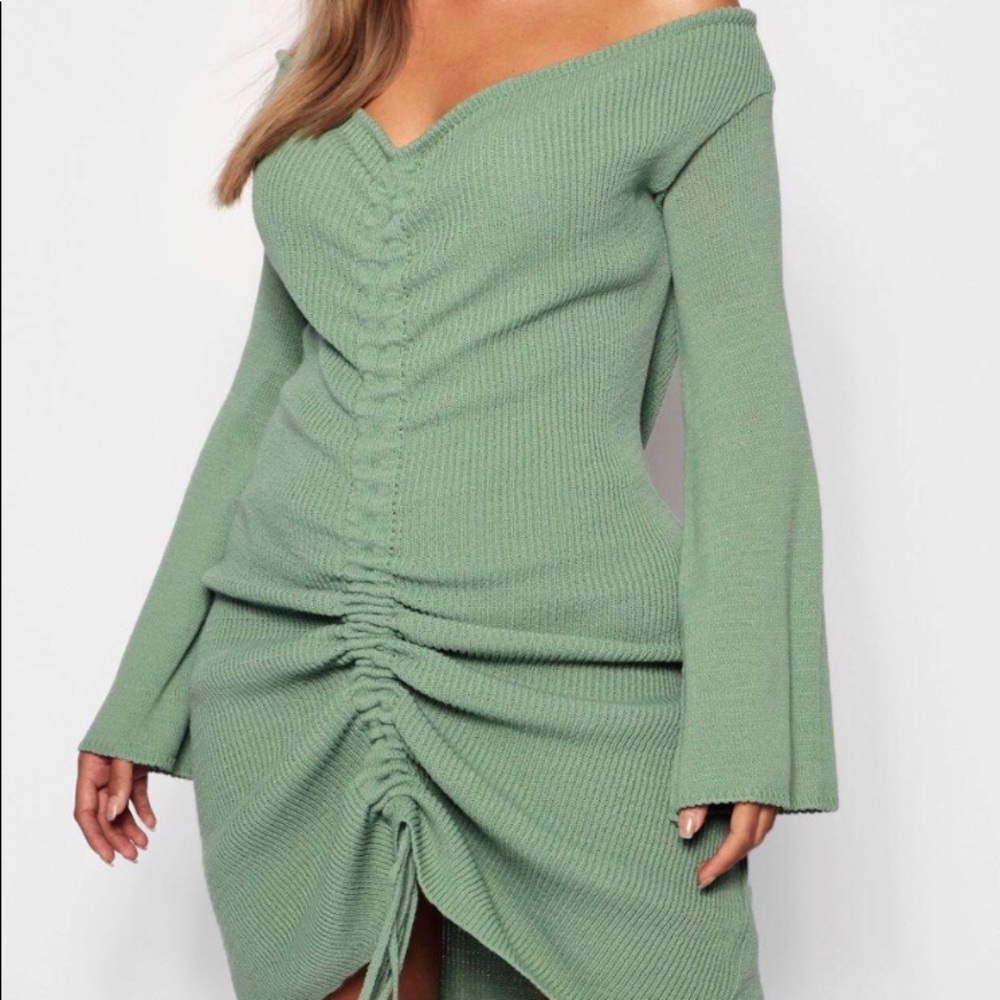Mint Green Boohoo Dress